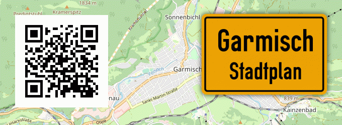 Stadtplan Garmisch