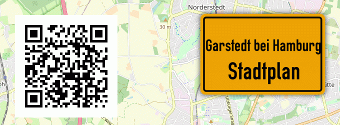Stadtplan Garstedt bei Hamburg