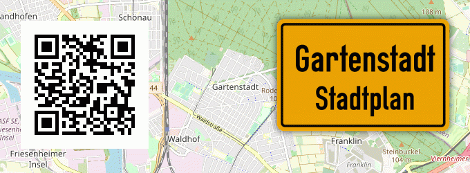 Stadtplan Gartenstadt