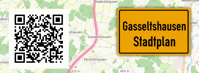 Stadtplan Gasseltshausen