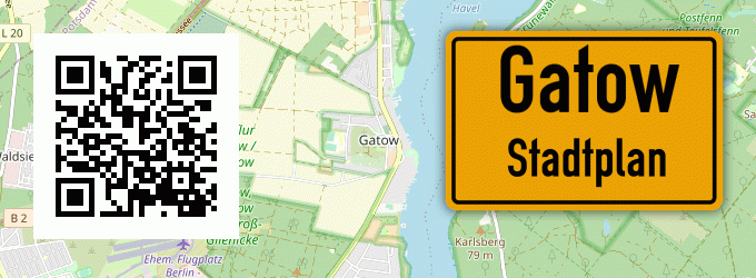 Stadtplan Gatow