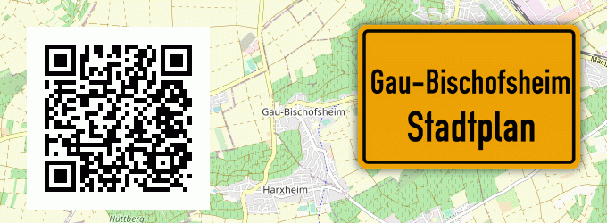 Stadtplan Gau-Bischofsheim