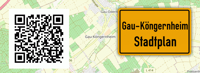 Stadtplan Gau-Köngernheim