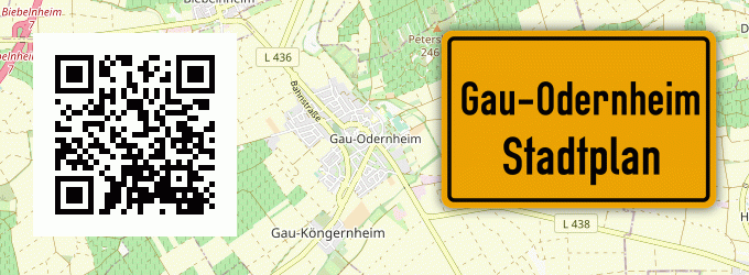 Stadtplan Gau-Odernheim