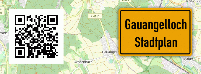 Stadtplan Gauangelloch