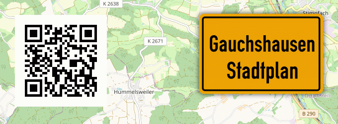 Stadtplan Gauchshausen