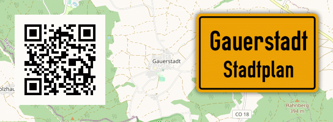 Stadtplan Gauerstadt