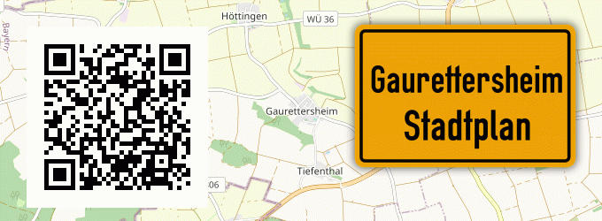 Stadtplan Gaurettersheim