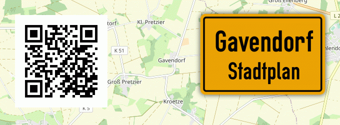 Stadtplan Gavendorf