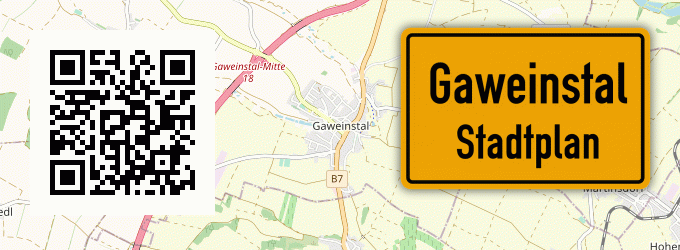 Stadtplan Gaweinstal