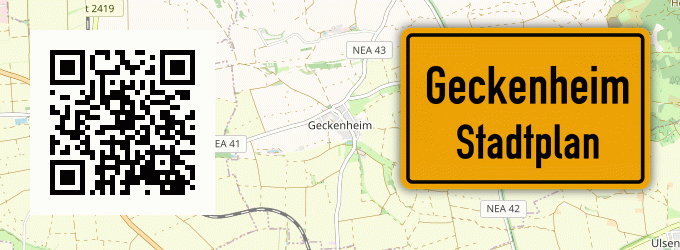Stadtplan Geckenheim