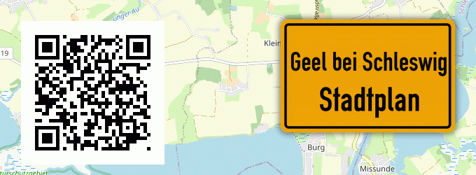 Stadtplan Geel bei Schleswig