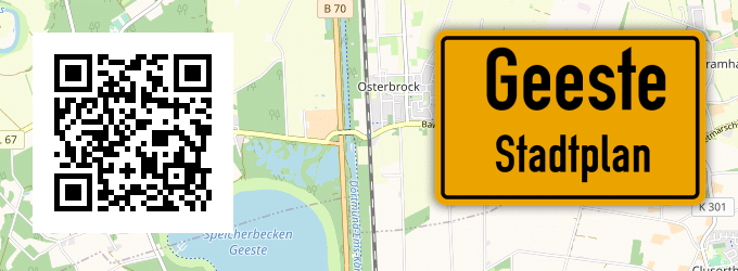 Stadtplan Geeste