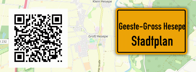 Stadtplan Geeste-Gross Hesepe