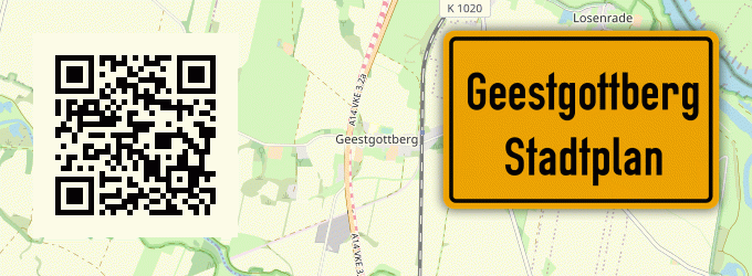 Stadtplan Geestgottberg