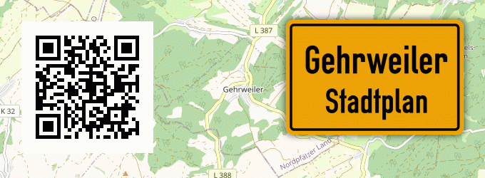 Stadtplan Gehrweiler, Pfalz