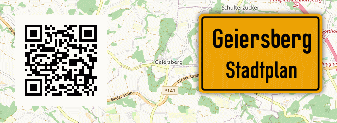 Stadtplan Geiersberg, Oberfranken