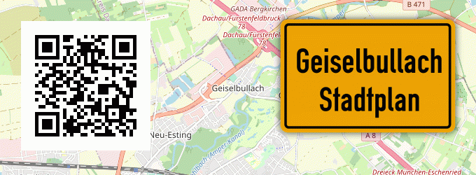Stadtplan Geiselbullach