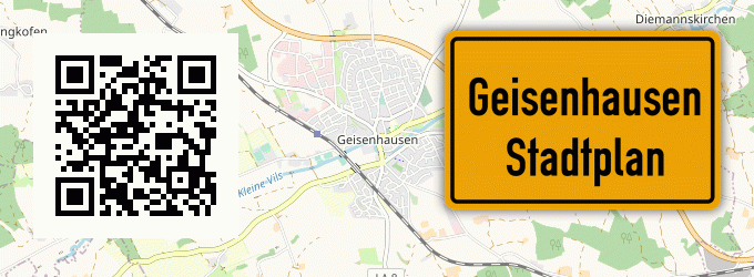 Stadtplan Geisenhausen