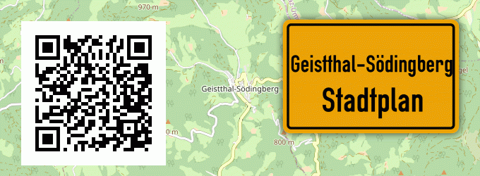Stadtplan Geistthal-Södingberg