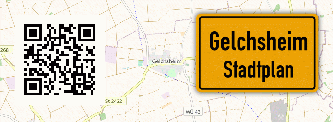 Stadtplan Gelchsheim