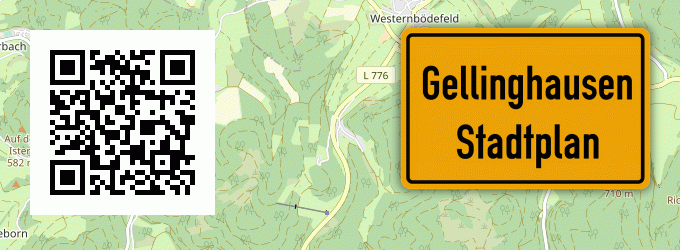 Stadtplan Gellinghausen