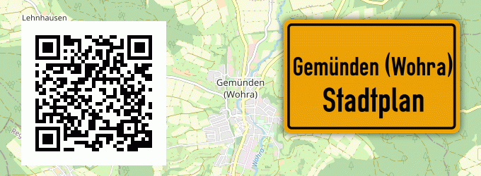 Stadtplan Gemünden (Wohra)