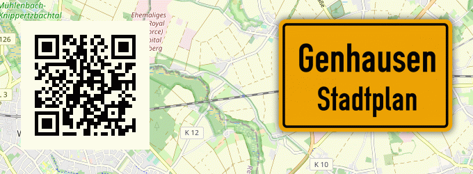 Stadtplan Genhausen