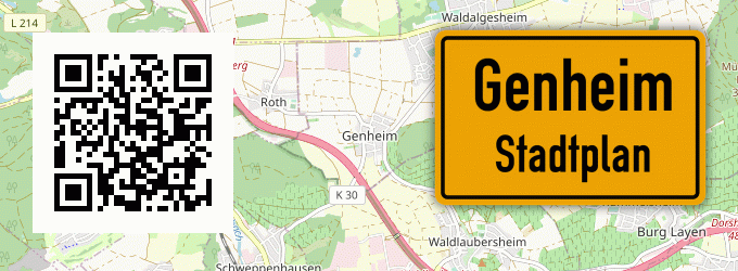 Stadtplan Genheim
