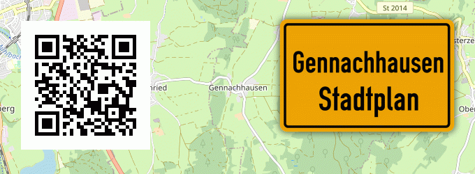 Stadtplan Gennachhausen