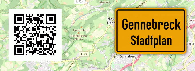 Stadtplan Gennebreck