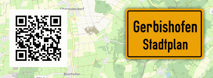 Stadtplan Gerbishofen