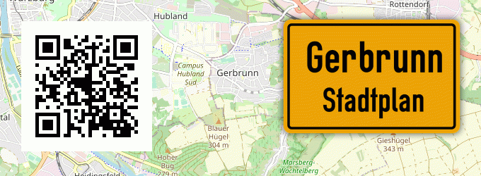 Stadtplan Gerbrunn