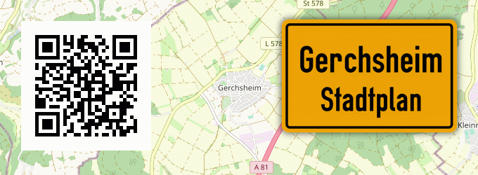 Stadtplan Gerchsheim