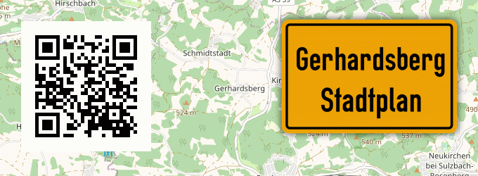 Stadtplan Gerhardsberg