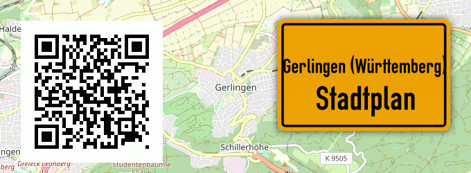 Stadtplan Gerlingen (Württemberg)