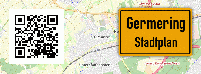 Stadtplan Germering