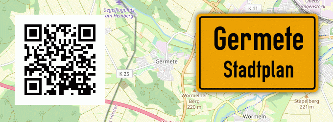 Stadtplan Germete, Westfalen