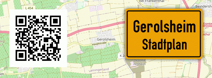 Stadtplan Gerolsheim