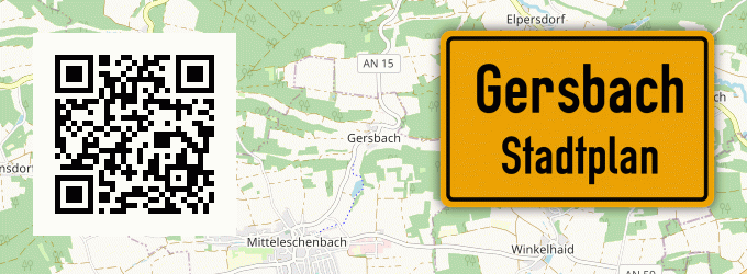 Stadtplan Gersbach