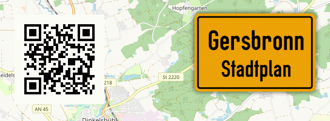Stadtplan Gersbronn