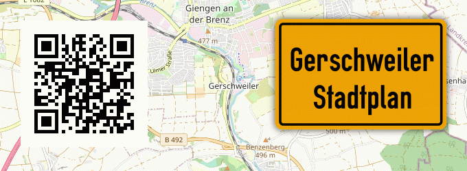 Stadtplan Gerschweiler