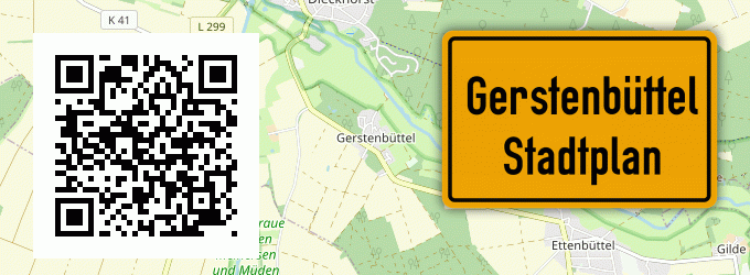 Stadtplan Gerstenbüttel, Aller