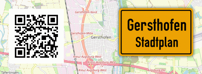 Stadtplan Gersthofen