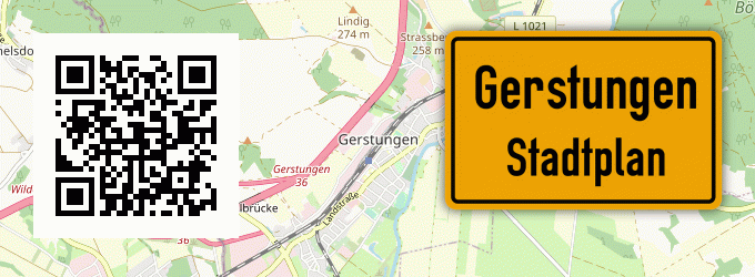 Stadtplan Gerstungen