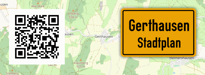 Stadtplan Gerthausen