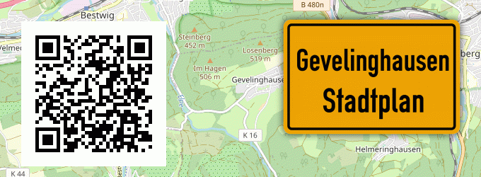 Stadtplan Gevelinghausen