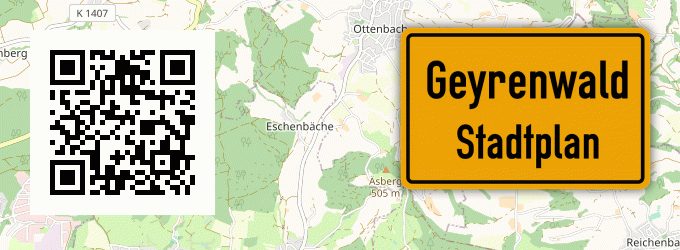 Stadtplan Geyrenwald