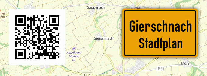 Stadtplan Gierschnach