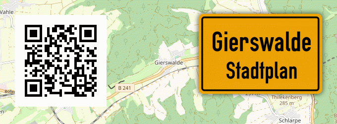 Stadtplan Gierswalde